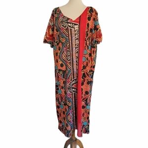 Vintage - Handmade Mutli Color Maxi Kaftan